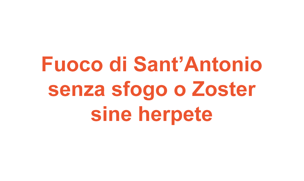 Fuoco di Sant’Antonio senza sfogo