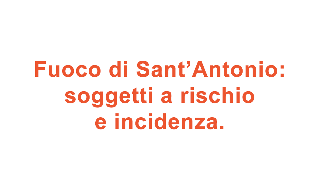 Fuoco di Sant’Antonio: soggetti a rischio e incidenza.